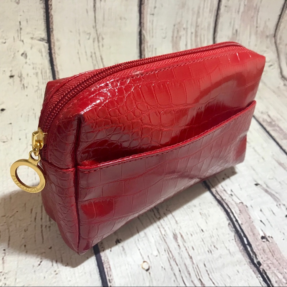 Estee Lauder Snake Skin MakeUp/Cosmetic Bag Pouch